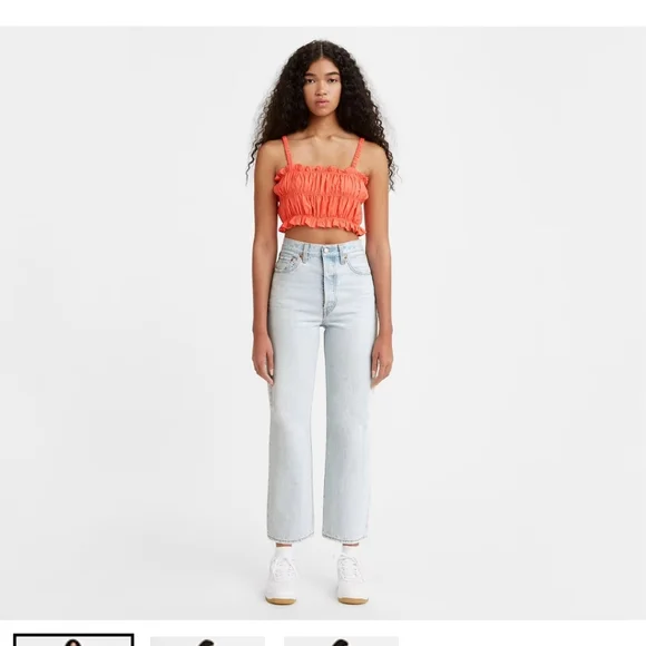 Levi's Ribcage Straight Ankle W29 L27 - Picture 3 of 7
